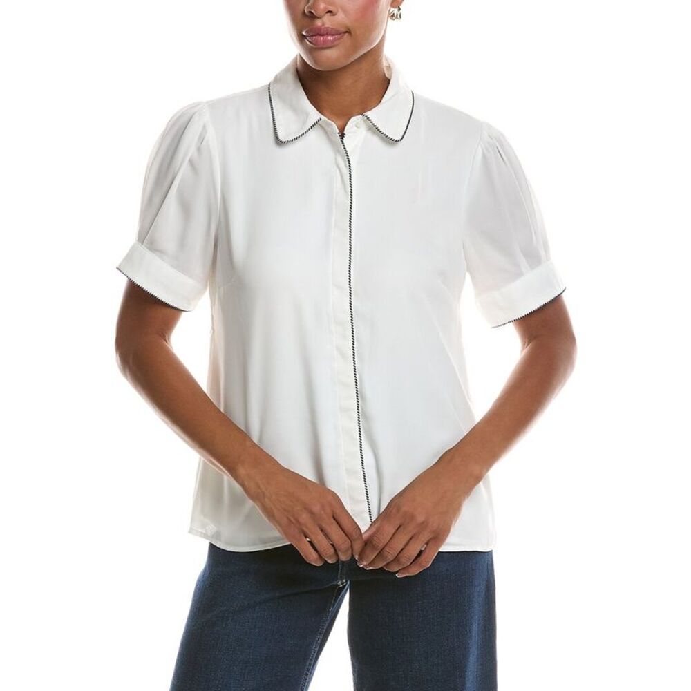 Cece Womens  Blouson Top, White